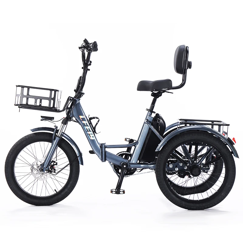Tricycle électrique pliable pour femme Fatbike