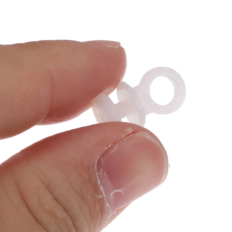 50Pcs Curtain Rail Track Gliders Hanging Glider Hook Ring