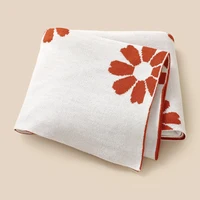 Baby Blankets Knitted 90*70CM Infant Kid Stroller Swaddling Wrap Fashion Cute Floral Plaid Newborn Boys Girls Bedding Quilt Soft