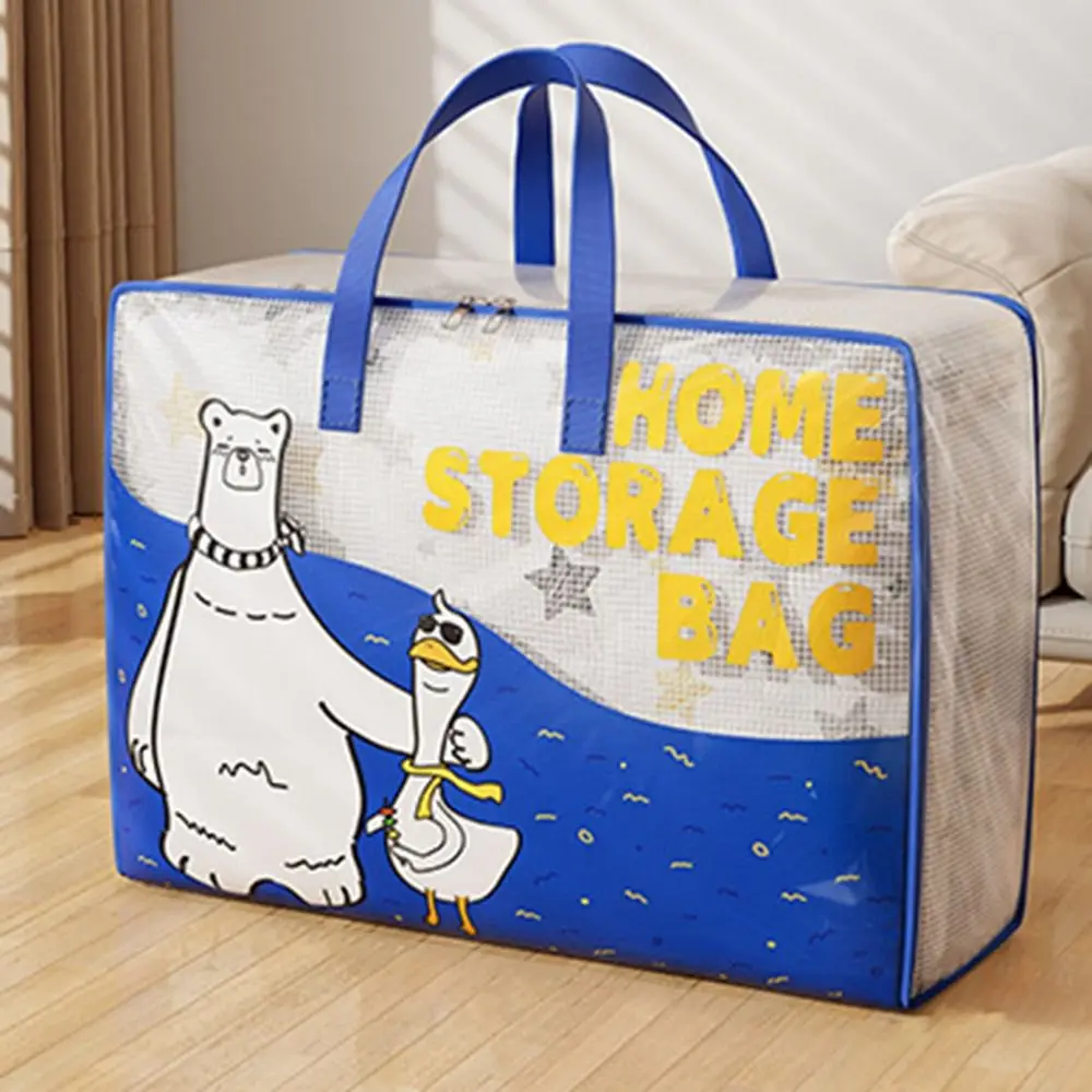 Foldable Clothes Storage Bag Quilt Organize Cases with Handle Household Waterproof Dustproof Quilt Sorting Storage Bag 4