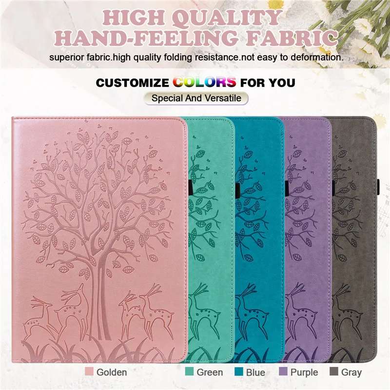 Cervos Bonito Carteira Smart Cover Funda Tablet para Samsung Galaxy Tab a sm T550 Case 97 Sm-t550 T555 - Imagem 3