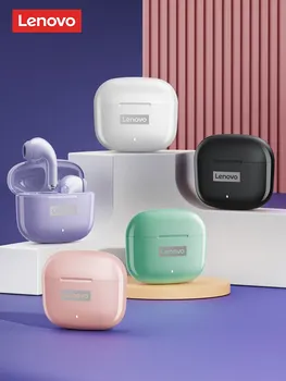 Lenovo LP40 Pro Наушники Bluetooth 5,0 Беспроводные спортивные наушники водонепроницаемые наушники с микрофоном сенсорное управление TWS гарнитура