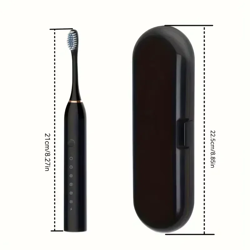 1set ultrasonic electric toothbrush, with multiple modes to effectively clean teeth and gums, suitable for home use