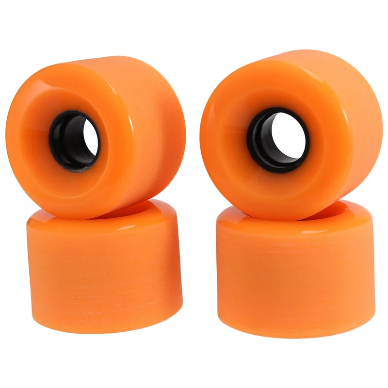 

4Pcs/Set 60X45Mm Cruiser Wheels PU Wheels Long Board Cruiser Wheels,Orange