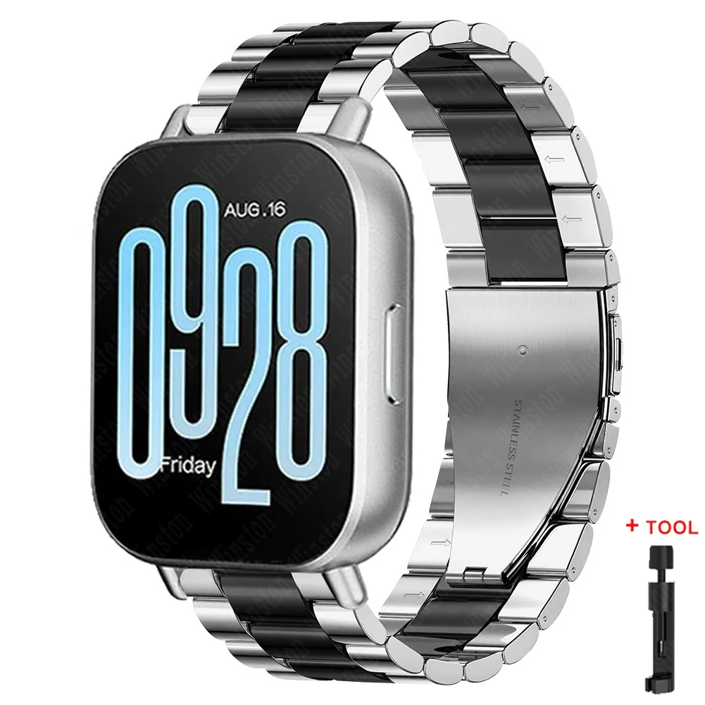 Stainless Steel Strap - Premium Metal Band Bracelet Wristband, 22mm