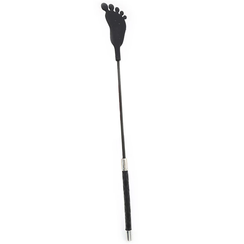 47CM Riding Crop Silicagel PU Leather Whip Crops Equestrianism Horse Whips Flogger Paddle for Horse 3