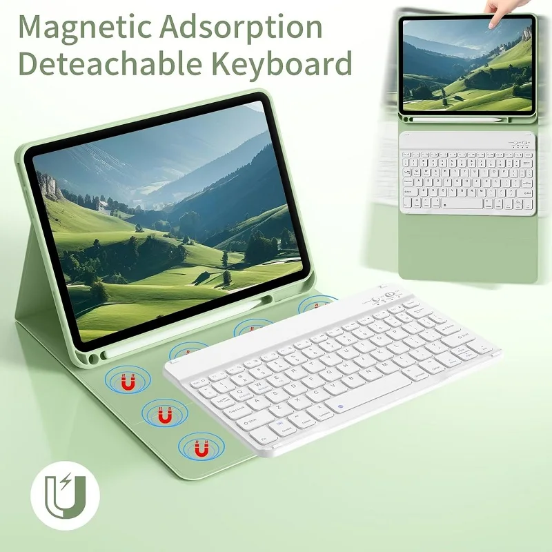 Premium Case with Detachable Bluetooth Keyboard