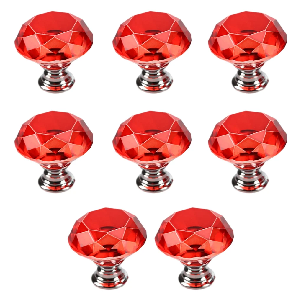 Puxadores de cristal exclusivos para móveis, armário