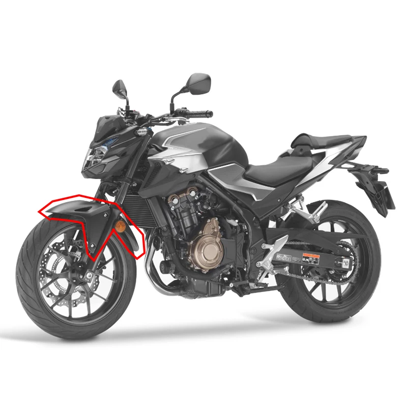 CBR500R CB500F Motorcycle Front Wheel Hugger Fender Mudguard Mud Splash Guard motorcycle wheel hugger Fit For Honda CBR 500R CB500 F