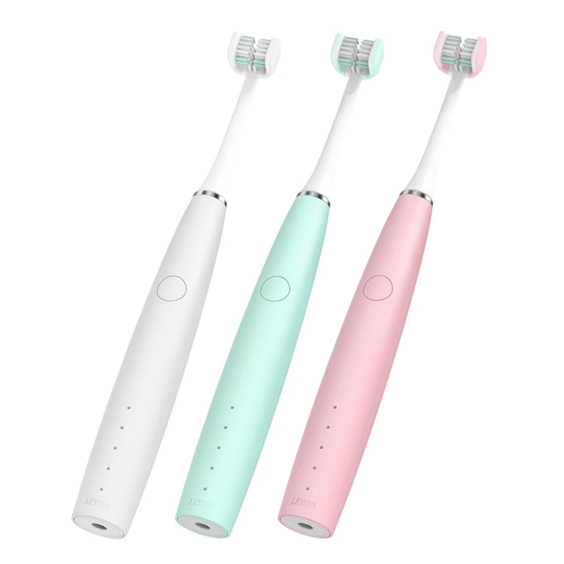 

U Shaped Ultrasonic Electric Toothbrush for Adults U-Type Automatic Toothbrush with Triple Bristles Brush Head 40000 VPM
