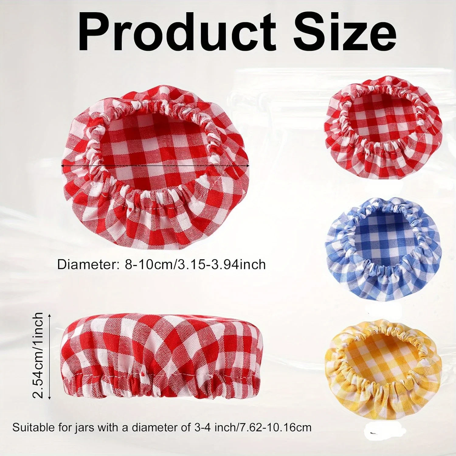 Plaid Jar Cloth Covers 3