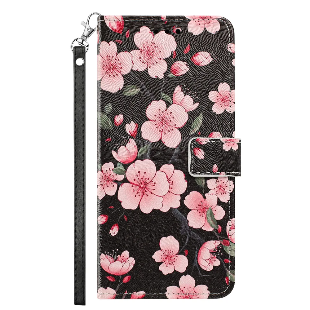 Aesthetic Leather Phone Case with Card Pocket Wallet Cover