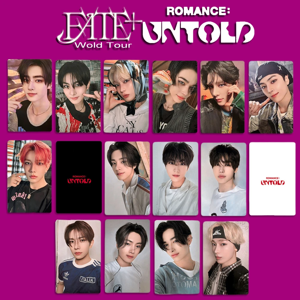 Kpop Boys Idol World Tour Album Lomo Card Photocards XO Only If You Say Yes Fans Collection Merch kpop photo cards photo cards
