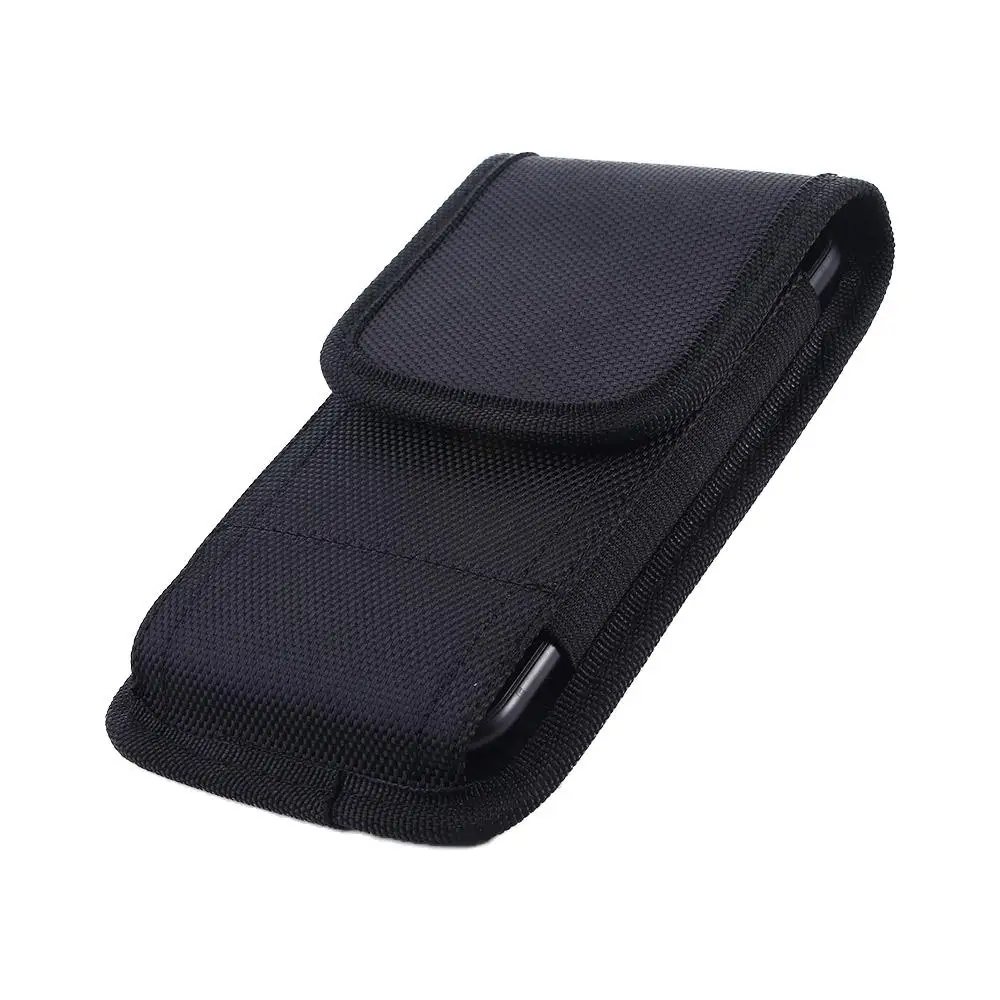 Compact Vertical Waist Bag with Belt Clip and Phone Pouch Wallet Case