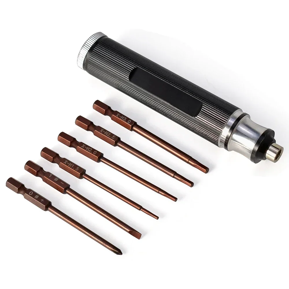 Lot de 6 tournevis hexagonaux en métal pour RC voiture hélicoptère drone