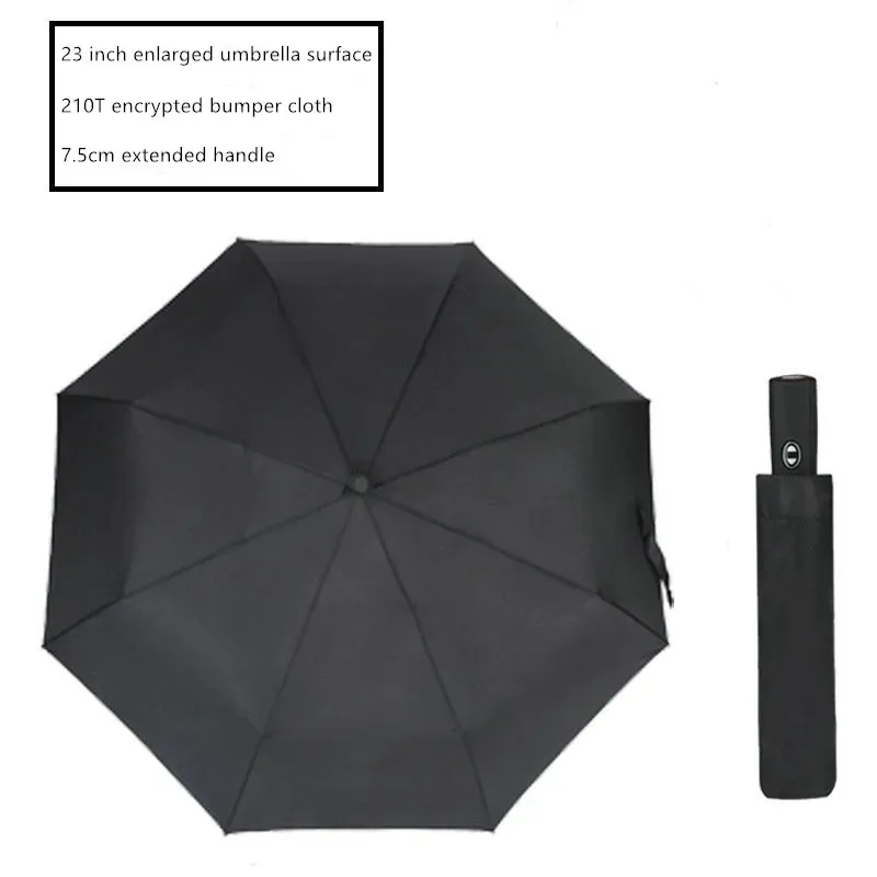 For Rolls-Royce BMW Land Rover Volvo Other Luxury Car Fully Automatic Folding Three-fold Advertising Business Gift Umbrella