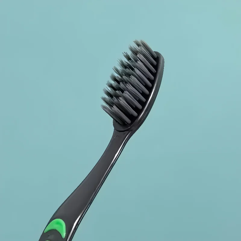 10pcs Double Ultra Soft Toothbrush Bamboo Charcoal NanoToothbrushes