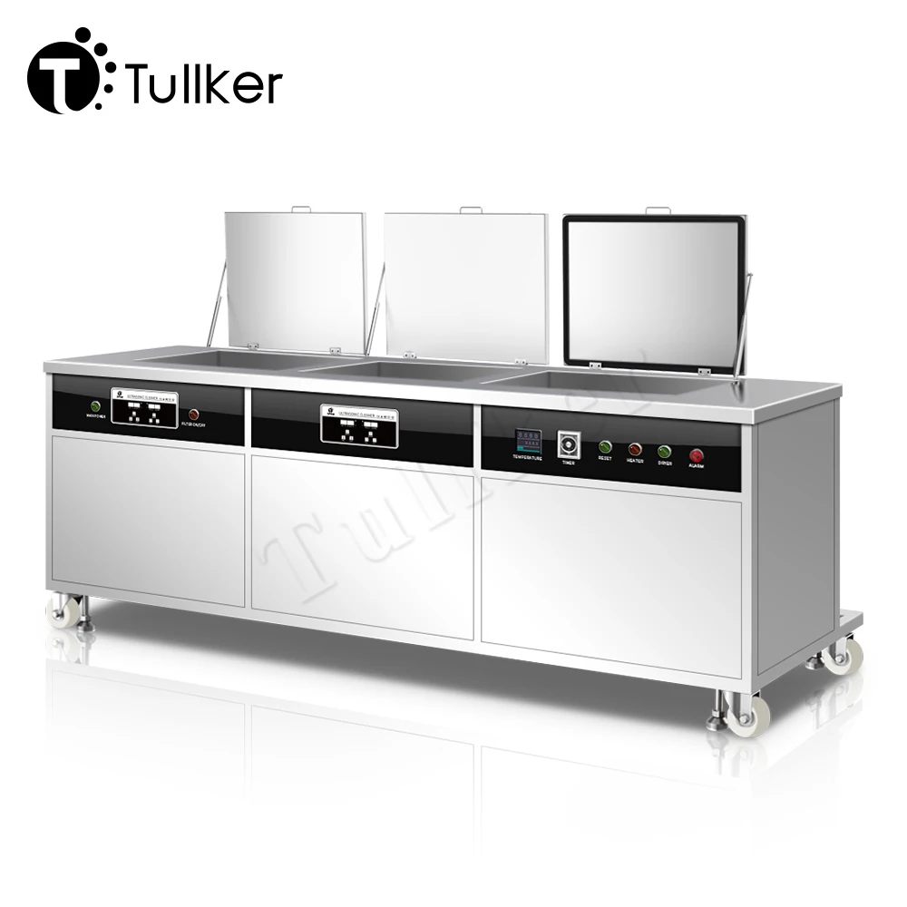 Description Picture 4 of itemTullker 61L Ultrasonic Cleaner Rinse Dry Spray Engine Block DPF Oil Rust Degreasing Glassware Lab Ultrasound Cleaning Machine