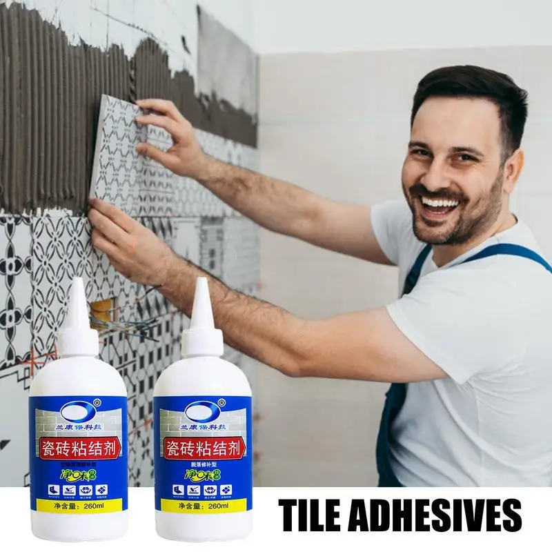 

Tile Adhesive Glue Strong Adhesive Floor Tile Empty Drum Loose Repair Injection Filling Seam Instead Wall Tile For Porcelain