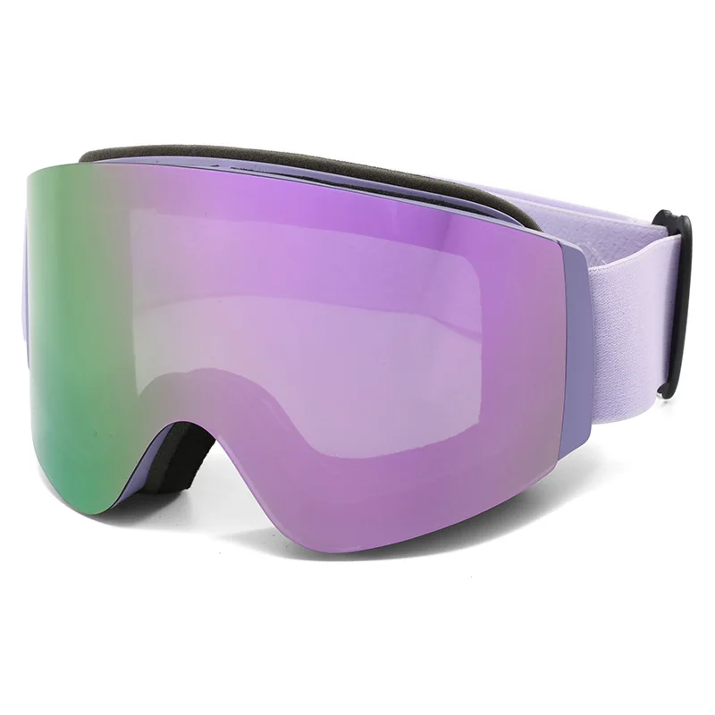 스노보드 사이클링용 야외 플립업 이중 레이어 김서림 방지 스키 고글