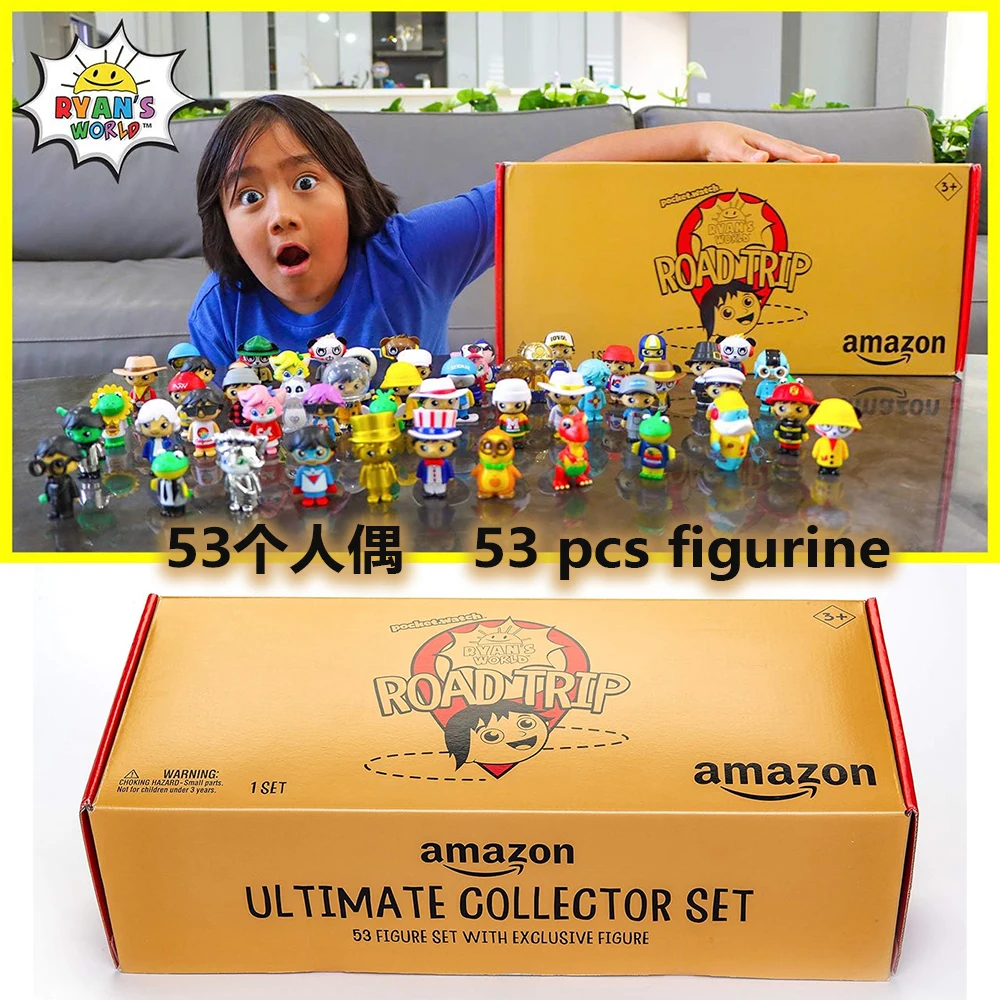 

Ryan’s World Road Trip 53 pc Complete Mystery Figures Ultra-Rare Figures, Surprise Exclusive Amazon Exclusive