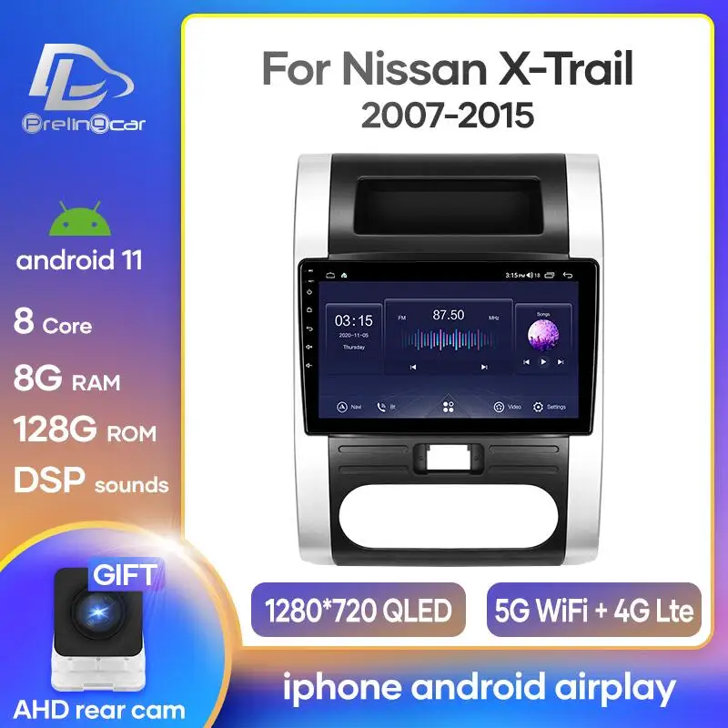 Автомобильный радиоприемник Android 10 стереоприемник для Nissan X-Trail XTrail T31 2007-2015