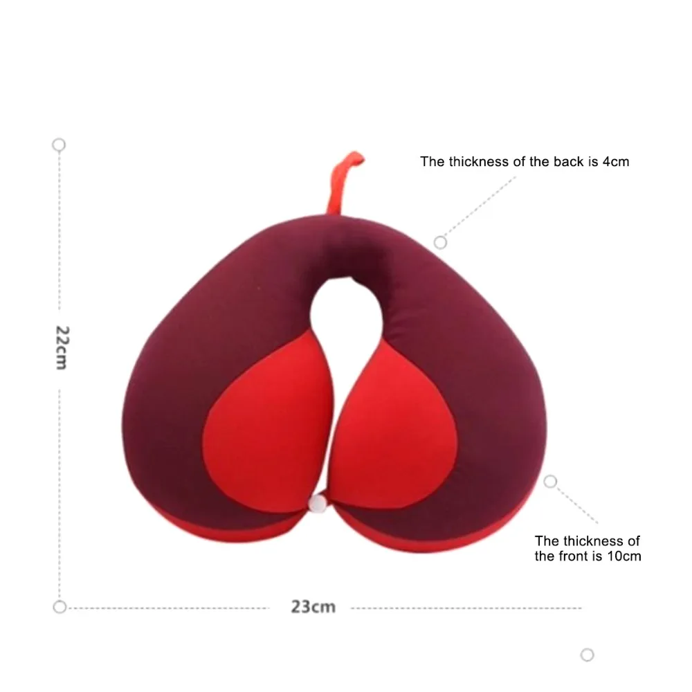 Children Neck Pillow Contrast Color Splicing Travel Sleeping U-shaped Pillows Comfortable Baby's Car Safety Seat Pillow 6