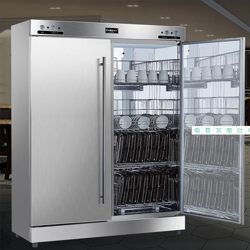 High Quality Double Door Kitchen Tableware Disinfection Cabinet 6
