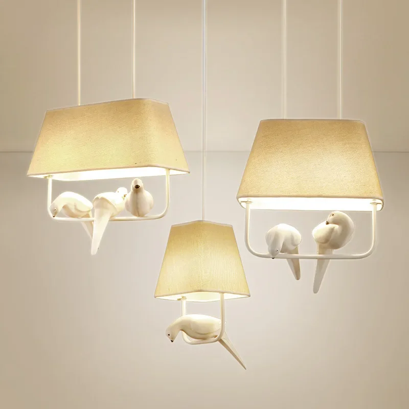 Free Shipping bird sculpture chandelier for living room dining bar lamp chandelier bedroom minimalist modern Art Chandelier