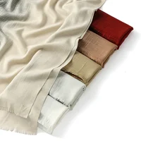 Premium Quality Gradient Scarf Bamboo Hijabs Hijab Scarves Women Shawl Turban Bandanas Headband Bufanda Foulard Turbante Mujer