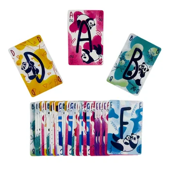 PANDA PANDA Carte da gioco da tavolo 2-4 giocatori Famiglia/Festa Divertente gioco da tavolo Intrattenimento per amici Gioco di carte strategiche