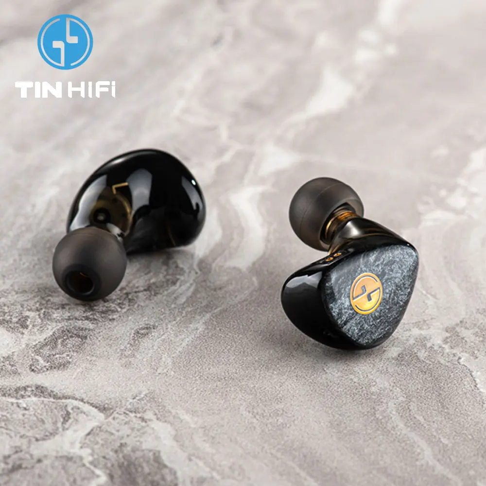 TinHiFi T3 PLUS HiFi IEMs ̾   ̾, 0.78mm 2   3.5mm Ŀ,  Ű¡, 10mm ̳ ̹