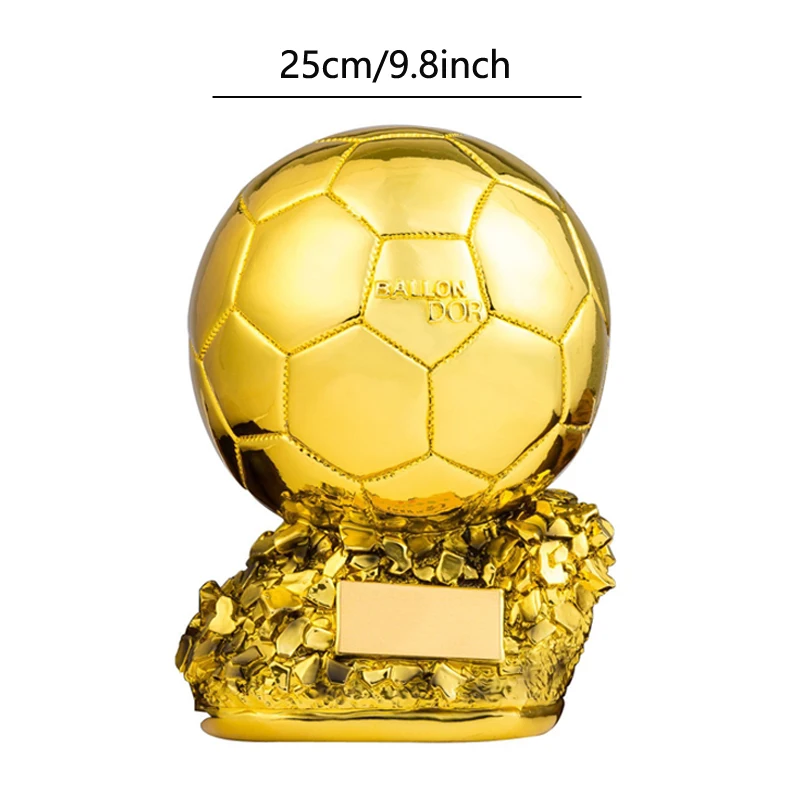 Trophée de ballon d'or personnalisé, modèle de galvanoplastie, athlète de  tir final de football, coupe de football en résine, GérCollectibles, cadeau  souvenir - AliExpress