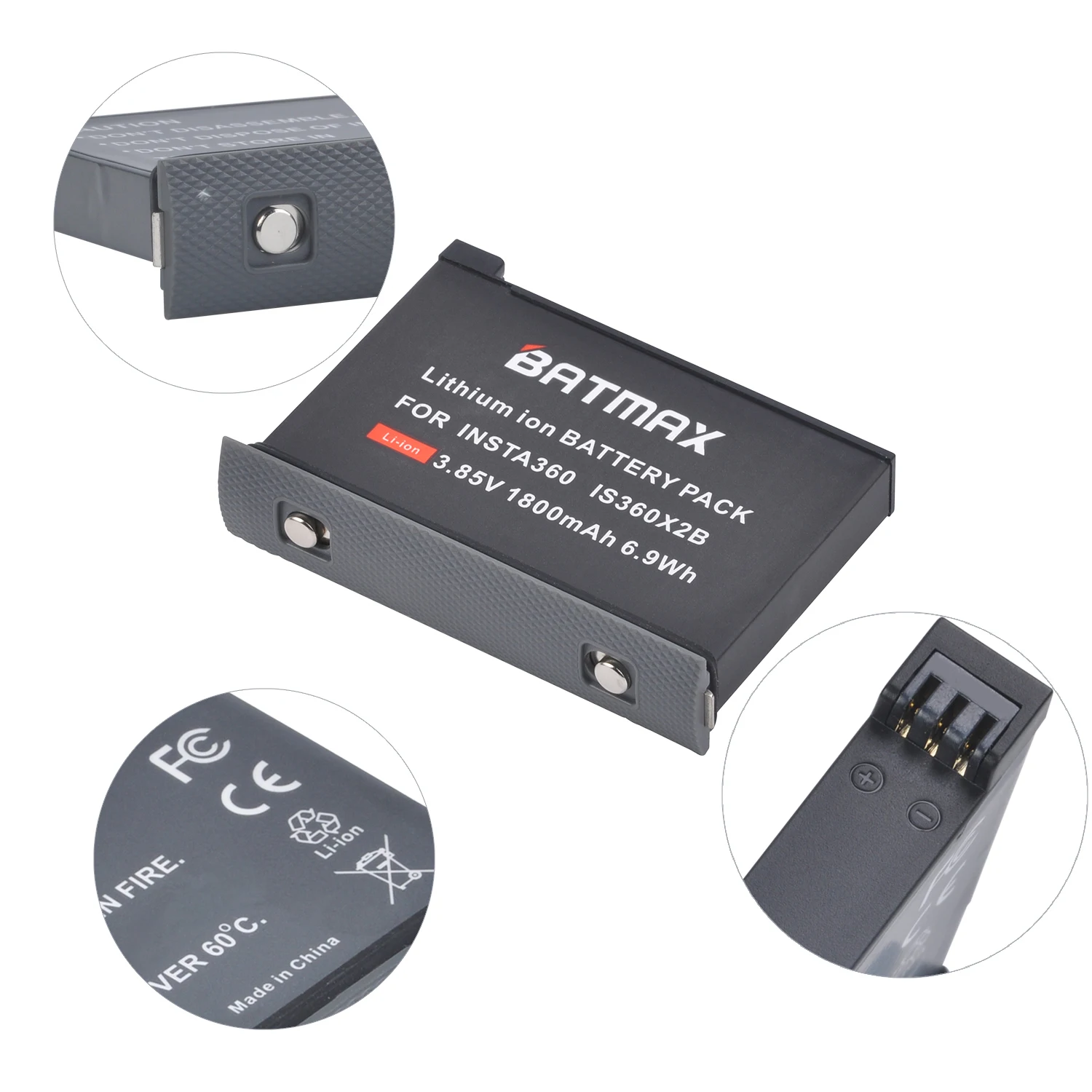 Insta360 ONE X2 Camera Battery 1800mAh Replacement