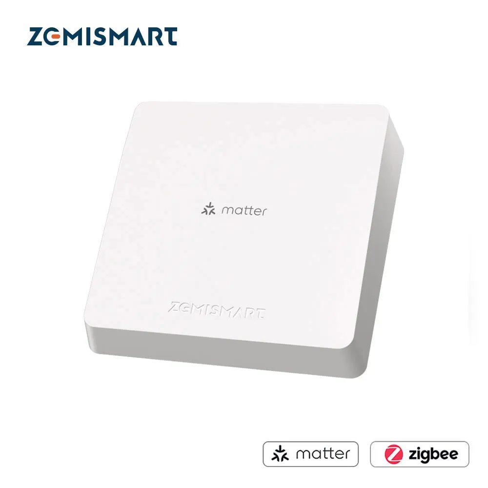 Hub de Roscas Zemismart-matter Gateway Tuya Zigbee Smart Home Bridge Controle do Aplicativo Google Home Dispositivos Smart Life