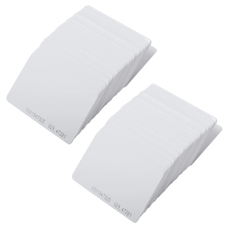 

100 шт., пустой идентификационный доступ для RFID-карты EM4100 125 кГц