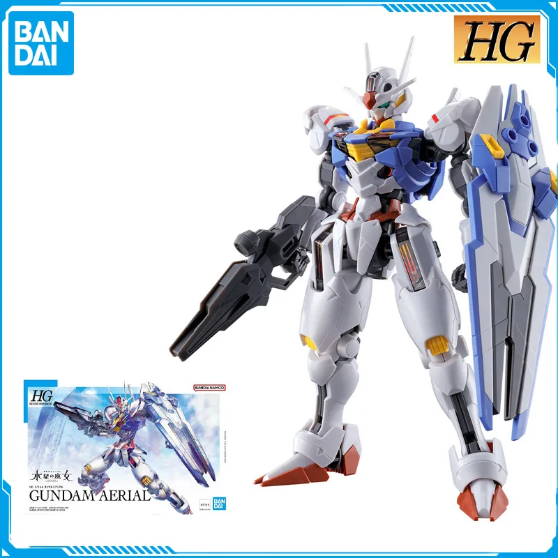 

In Stock Bandai HG 1/144 THE WITCH FROM MERCURY XVX-016 GUNDAM AERIAL Original Anime Figure Model Toys Action Figures Collection