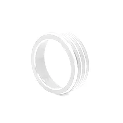 Sleek Gear Shift Knob Decoration Ring Trim Cover - Premium Car Interior Accessory (Silver)