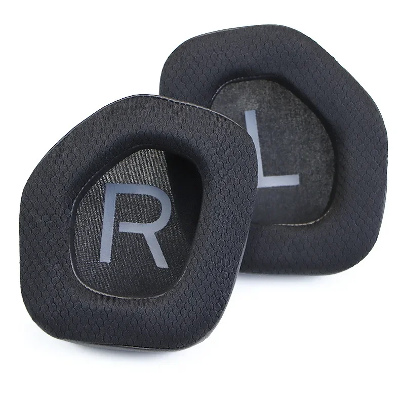 Mesh Fabric Replacement Ear Pads for Alienware AW988 Headphones Ear Cushions Headset Earpads, Ear Cups Cover Repair Parts