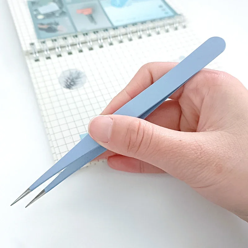 Scrapbook Sticker Macaron Tweezers Washi Tape Picking Multi-Tool DIY Stainless Scrapbooking Material Tools Tweezers For Eyelash diy scrapbooking accessories stationery supplies
