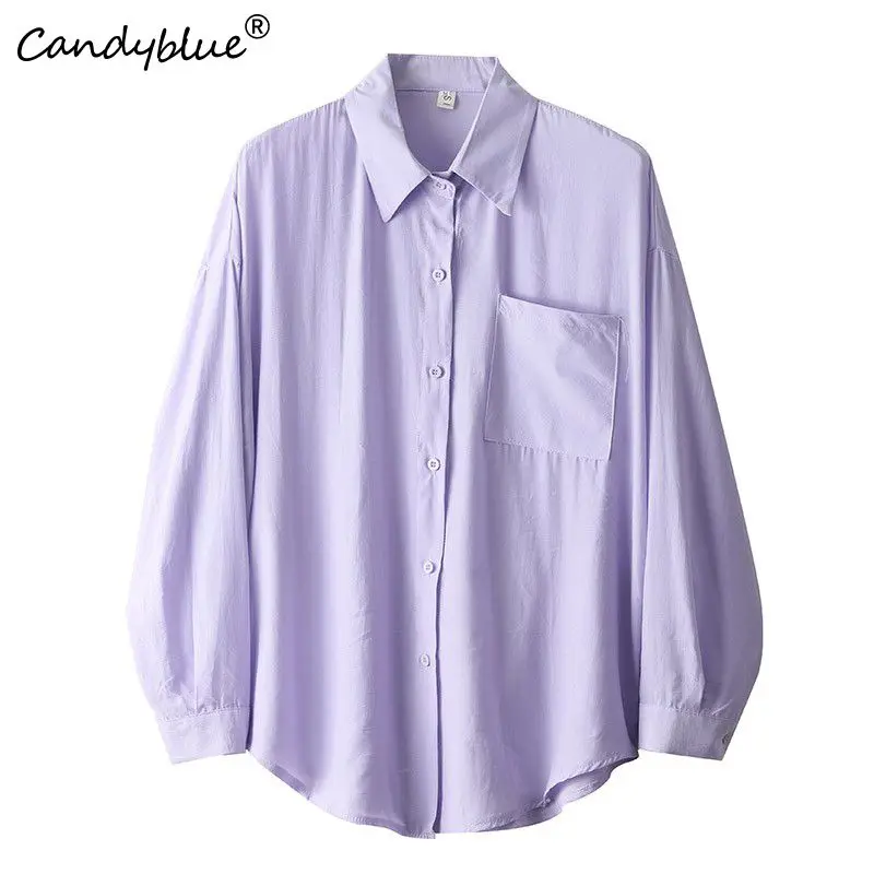 

Солнцезащитная одежда, тонкая женская рубашка, Новинка лета 2023, классическая французская модная верхняя одежда с длинным рукавом, Повседневная универсальная женская рубашка