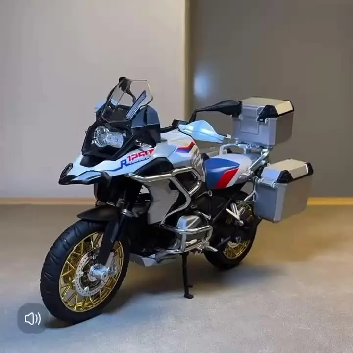 1:9 BMW R1250GS 合金ダイキャストスケールオートバイモデルオフ