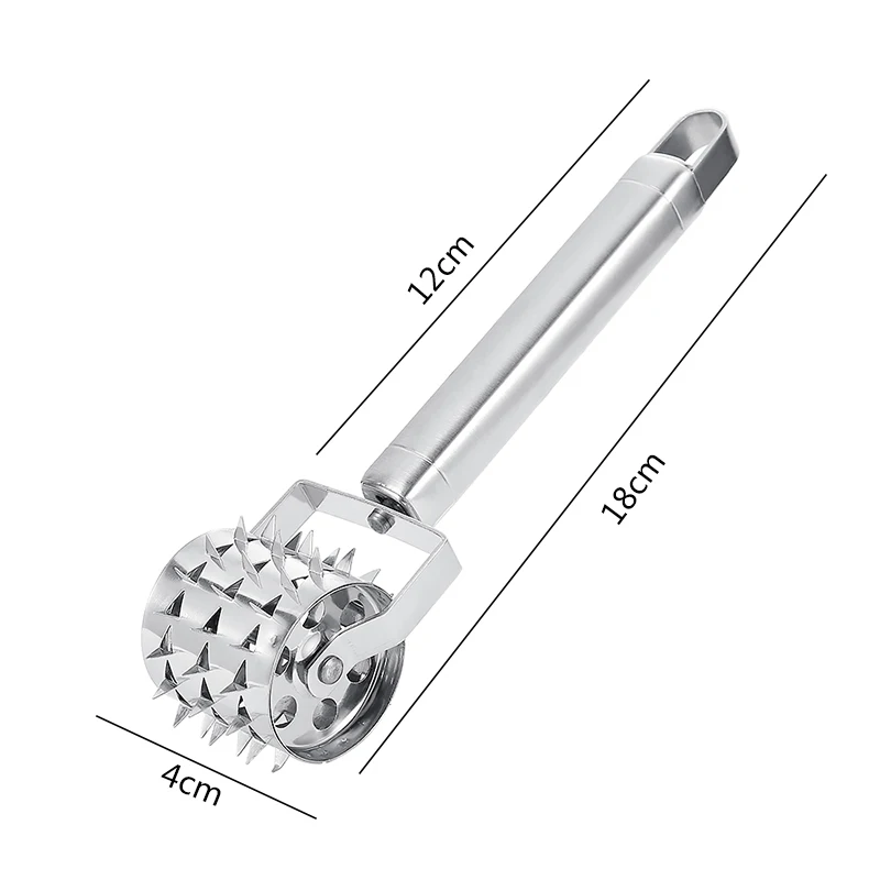 Meat Tenderizer Meat Hammer 1Pcs Stainless Steel Meat Tenderizer Chopper Roller Hammer For Steak Knock-Sided Pork Pounders Cooking Kitchen Tools