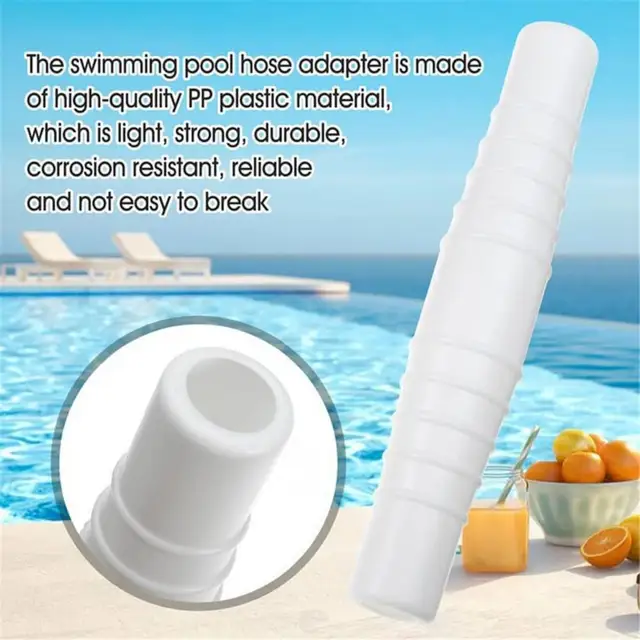 Medence Tömlő Csatlakozó Nagy Tartósságú Gyors Csatlakozás Nem Könnyen Deformálódott Univerzális Egyszerű Telepítőszűrő Szivattyú Kapcsoló Adapter - Image 3