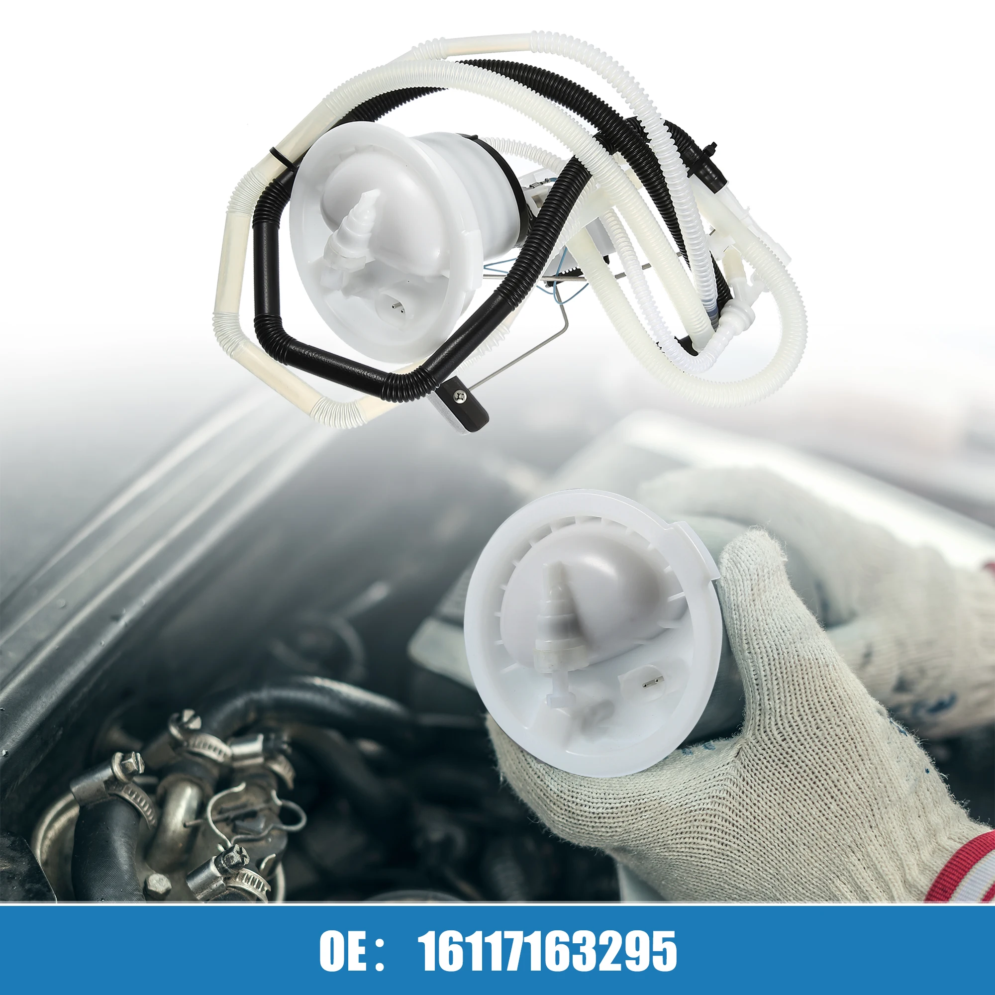 Car Fuel Filter with Pressure Regulator 16117163295 for BMW