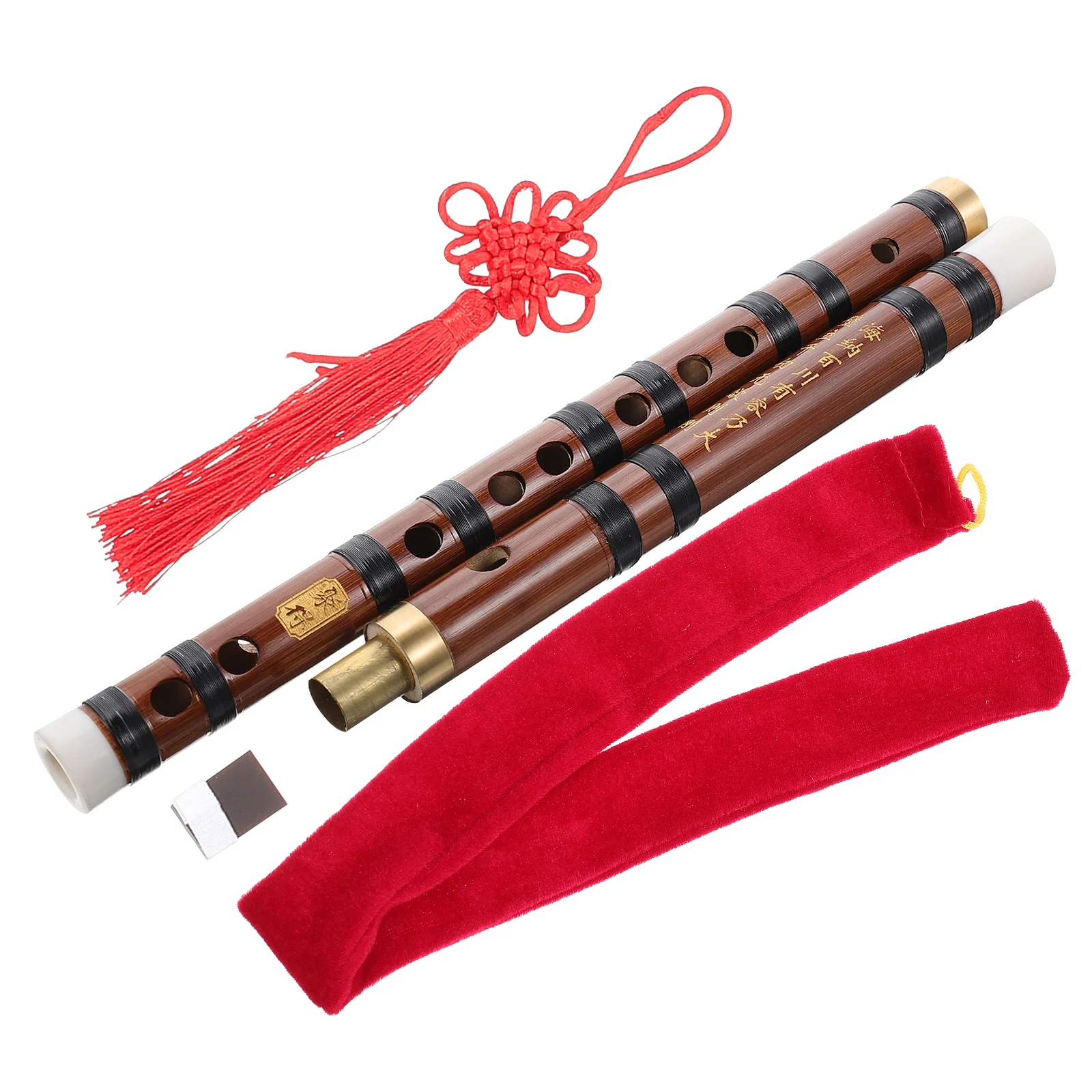 

of Chinese Style Bamboo Flute Kids Adults Portable Flute for Beginner C-F Tone