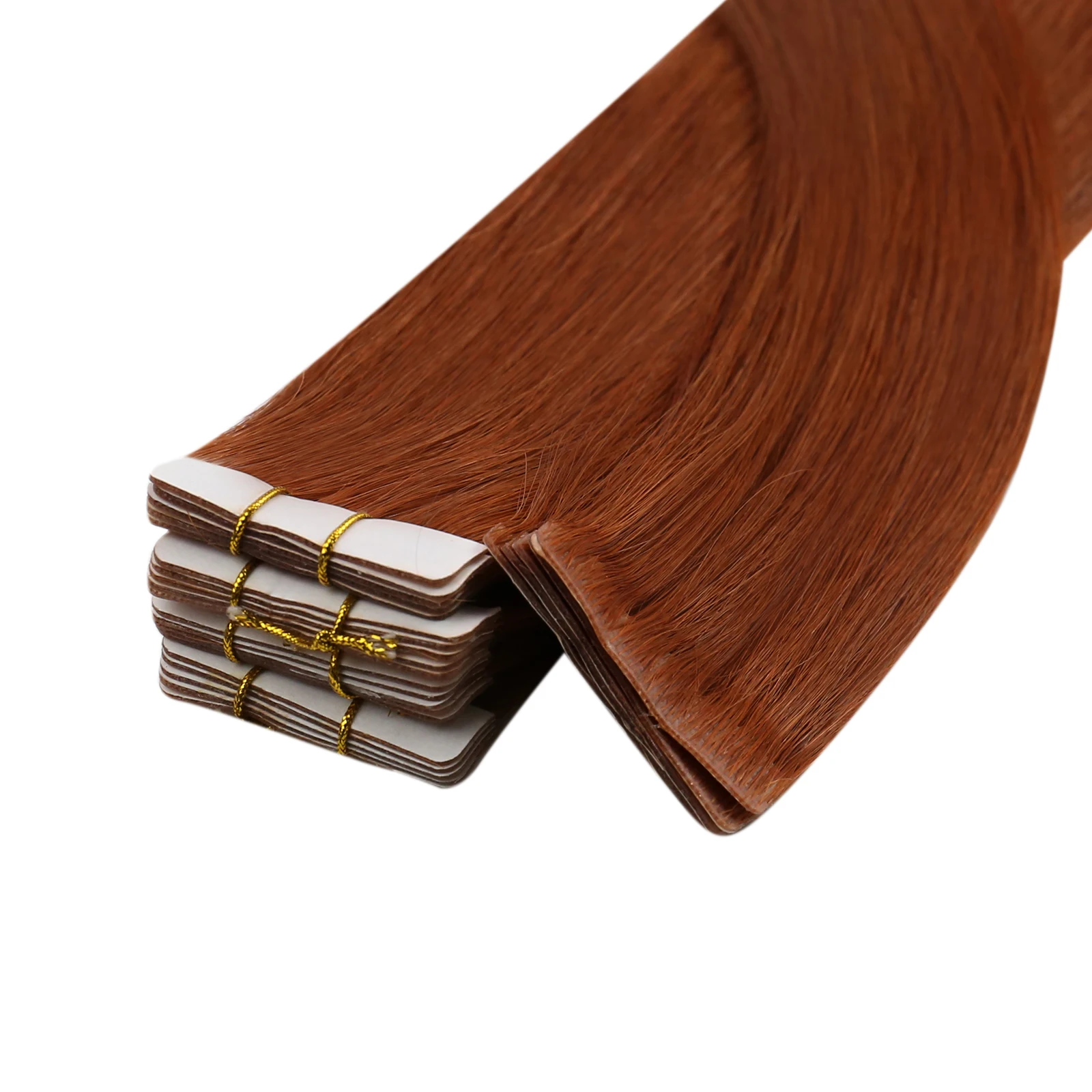 Moresoo Injection Tape in Hair Extensions Real Human Hair Brazilian Invisible Tape 12 Months Virgin High Quality