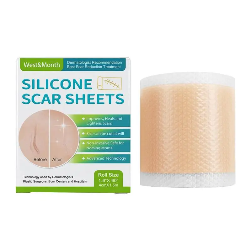 

Silicone Scar Tape Adhesive Scar Tape Roll Scar Strips For Fat Lines Tummy Tuck Waterproof Scar Reducing Supplies