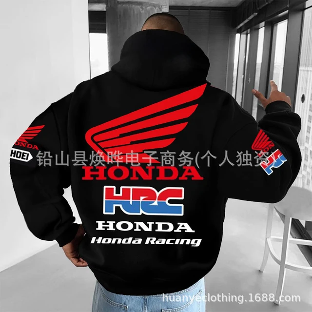 Motorcycle Enthusiast Hoodie Men Women Autumn/Winter Long Sleeved Pullover Motorcycle Honda Printed Sports And Leisure Jacket 4