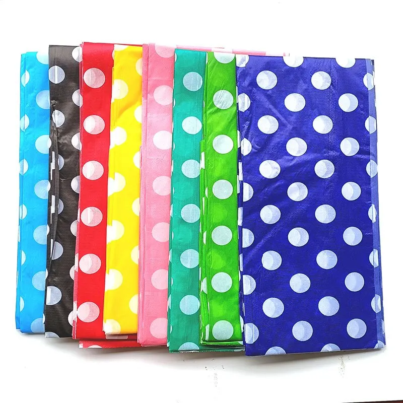 Party disposable tableware Peva tablecloth Disposable Plastic Tablecloth Dot Table Cover Waterproof 137X274CM For Birthday Party Wedding
